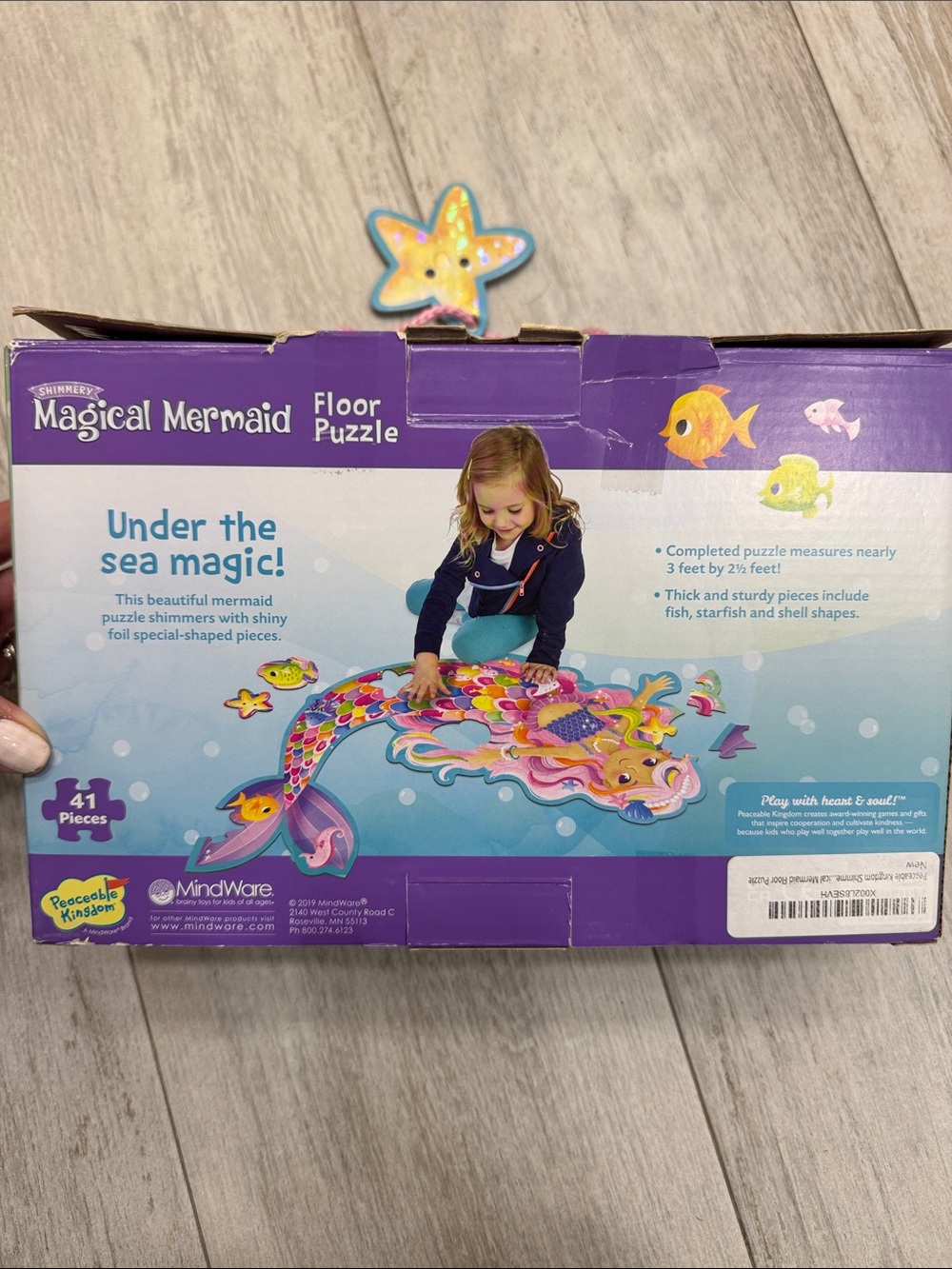 Magical Mermaid Floor Puzzle 3+ - Picture 7 of 7